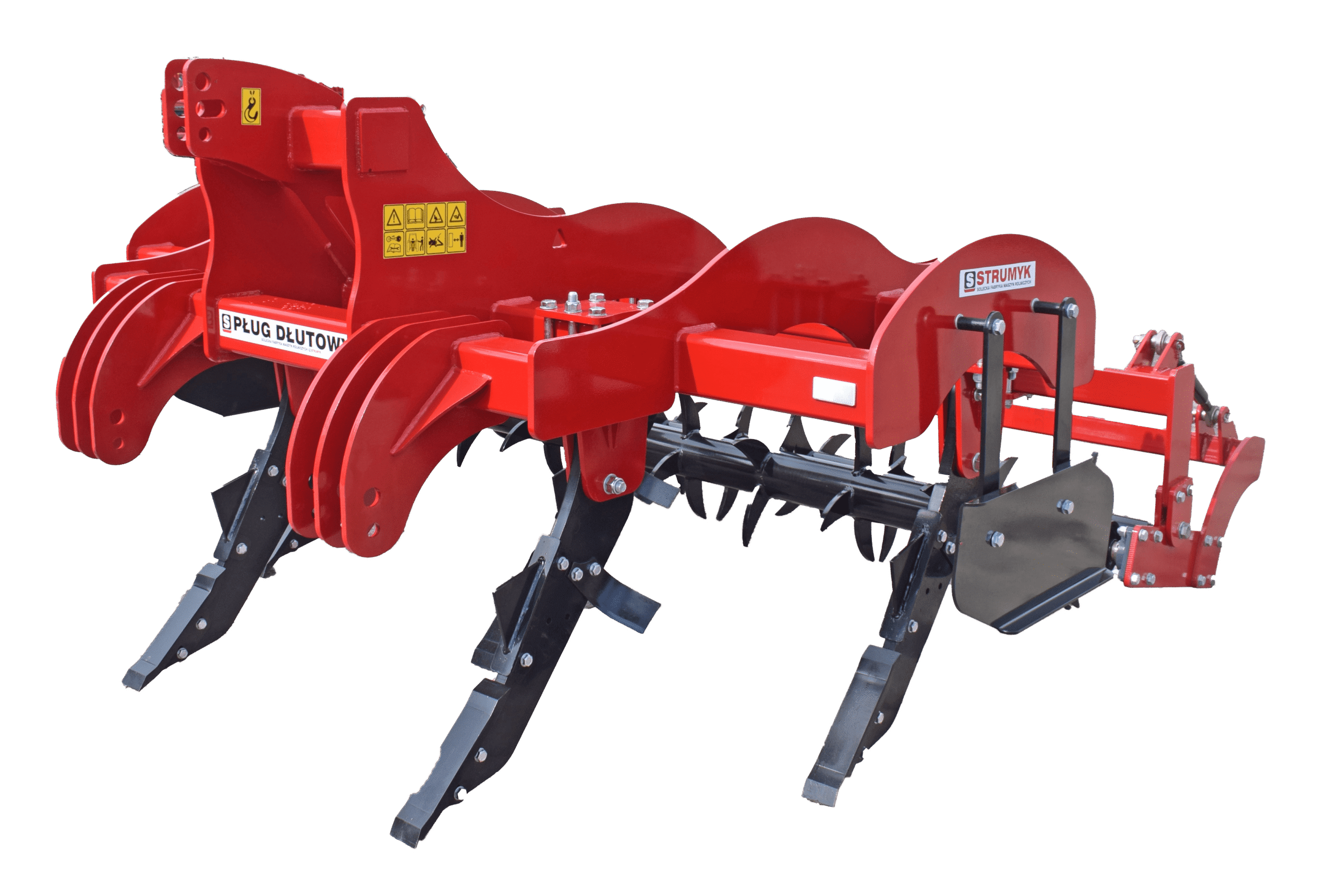 Pług dłutowy „PIORUN” z wałem kolczatkowym