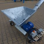 Przenośnik zbożowy ŻMIJKA Ø200 z koszem i silnikiem na dole 7,5kW - Gallery Image 4