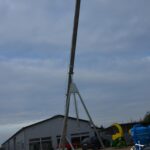 Przenośnik zbożowy ŻMIJKA Ø200 z koszem i silnikiem na dole 7,5kW - Gallery Image 2